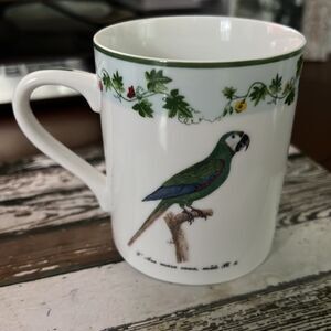 Parrot Tropical French Bird Monticello Parrot Collectible Coffee Mug